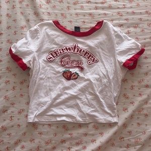 Strawberry baby tee